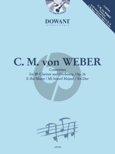 Weber Concertino E-flat major Op.26 Clarinet-Orch.