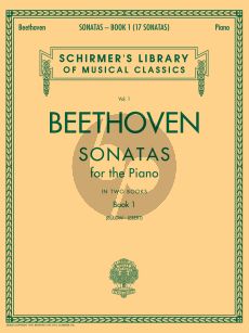 Beethoven Sonatas Vol. 1 No. 1 - 18 Piano (Bulow-Lebert)