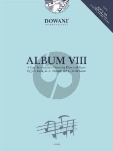 Dowani Album Vol. 8 Flute and Piano Book-CD and Audio online) (Easy/Intermediate) (Dowani 3 Tempi Play-Along)