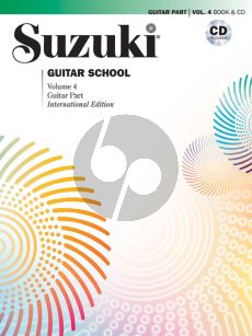 Suzuki Guitar School Vol.4 Book-CD