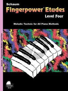 Schaum Fingerpower Etudes Level 4 Piano
