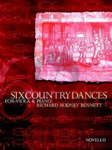Bennett 6 Country Dances for Viola and Piano