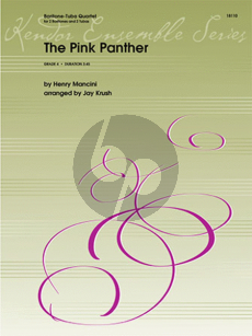 Mancini Pink Panther for Brass Quartet 2 Baritones[ or 2 Trb.]-2 Tubas) (Score/arts) (transcr by Jay Krush)