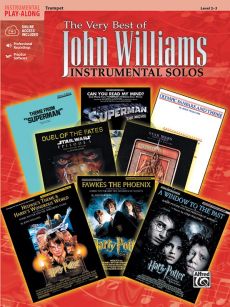 Williams Very Best of John Williams Instrumental Solos for Trumpet Book with Audio Online (Level 2 - 3)