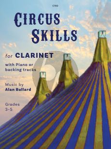 Bullard Circus Skills for Clarinet and Piano Book with Audio Online