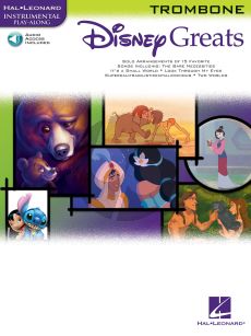 Disney Greats for Trombone (15 Songs) (Bk-Cd) (Grade 2 - 3)