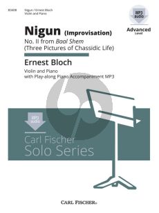 Bloch Nigun (Improvisation) (No.2 Baal Shem) Violin-Piano (Bk-Cd)