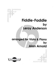 Anderson Fiddle-Faddle Viola and Piano