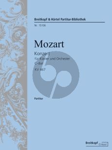 Mozart Konzert C-dur KV 467 Klavier und Orchester Partitur (Norbert Gertsch)