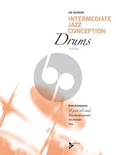 Snidero Intermediate Jazz Conception Drums (15 Solo Etudes for Jazz Style and Improvisation) (Bk-Cd)