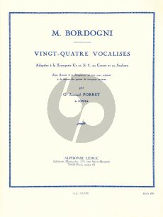 Bordogni 24 Vocalises (Trumpet in B-flat or C)