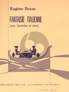 Bozza Fantaisie Italienne Clarinette-Piano