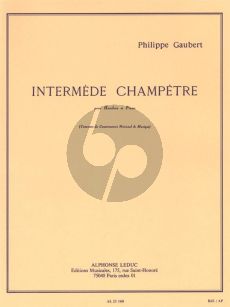 Gaubert Intermede Champetre Hautbois et Piano