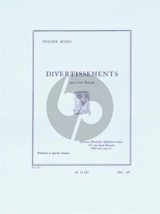 Bozza Divertissements 3 Bassoons (Score/Parts)