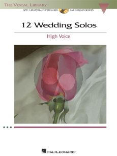 12 Wedding Solos for High Voice (Bk-Cd) (Richard Walters)