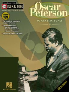 Oscar Peterson 10 Classic Tunes - For use with all Bb, Eb, C and bass clef instruments Book with Cd (Jazz Play-Along Series Vol.109)