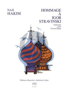 Hakim Hommage a I.Strawinsky pour Orgue