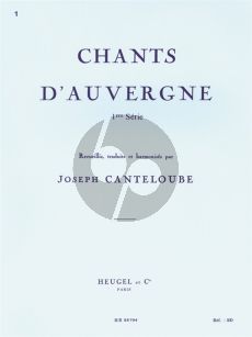 Canteloube Chants d'Auvergne Serie 1 (Voix Moyenne)