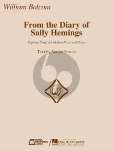 Bolcom From the Diary of Sally Hemmings (Medium) (text: Sandra Seaton)