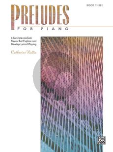 Rollin Preludes Vol.3 for Piano Solo (Late Intermediate Level)