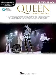 Queen 17 Songs Instrumental Play-Along for Alto Sax (updated edition) (Book with Audio online)