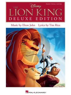 John-Rice The Lion King Piano-Vocal-Guitar (Deluxe Edition)