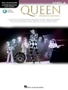 Queen 17 Songs Instrumental Play-Along for Viola (updated edition) (Book with Audio online)