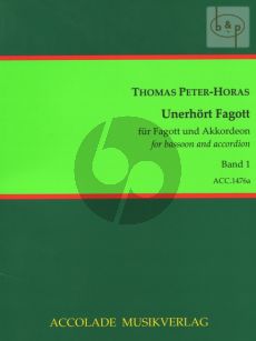 Peter-Horas Unerhort Fagott Vol. 1 Fagott und Akkordeon (Part./Stimmen)