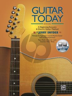 Snyder Guitar Today Vol.1 Book with Audio Online (A Beginning Acoustic & Electric Guitar Method)