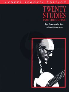 Sor 20 Studies for Guitar (selected and edited Andres Segovia)