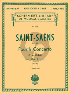 Saint-Saens Concerto No. 4 Opus 44 c-minor Piano and Orchestra (edition for 2 Piano's)