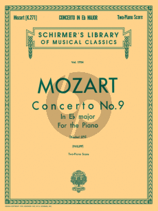 Mozart Concerto No.9 E-flat Major KV 271 Piano-Orchestra Reduction 2 Pianos (edited by Isidor Philipp) (2 Copies needed to perform)