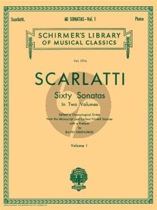 Scarlatti 60 Sonatas Vol.1 Harpsichord (edited by Ralph Kirkpatrick)