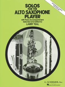 Solos for the Alto Saxophone Player (edited by Larry Teal)