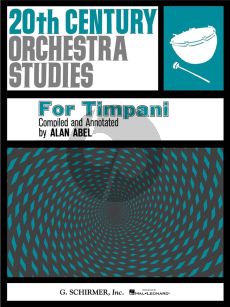 20th Century Orchestra Studies for Timpani (compiled by Alan Abel)