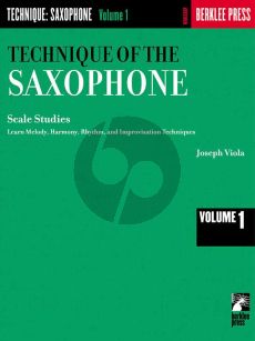 Viola Technique of the Saxophone Vol.1 Scale Studies