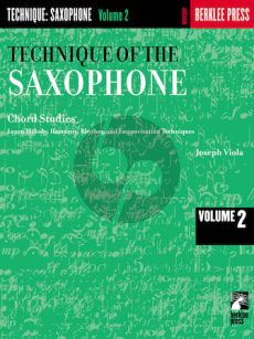 Viola Technique of the Saxophone Vol.2 Chord Studies