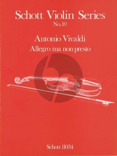Vivaldi Allegro ma non Presto Violin-Piano (Bergmann)