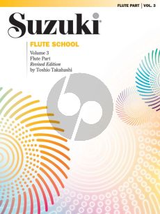Suzuki Flute School Vol. 3 Flute part (edited by Toshio Takahashi)