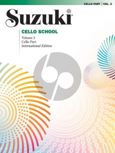 Suzuki Cello School Vol.3 Cello Part Revised Ed.