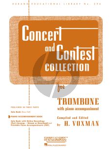 Concert and Contest Collection for Trombone (Piano Accompaniment) (transcr. by Himie Voxman)
