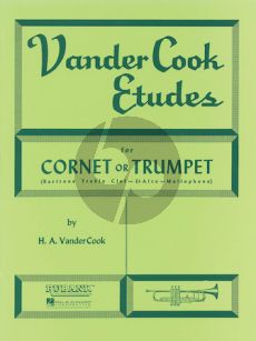 Vandercook Etudes for Cornet-Trumpet-Baritone Treble Clef (77 progressive etudes to follow any intermediate course of study)
