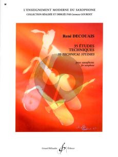 Decouais 35 Etudes Techniques Saxophone (Elementary Grades)