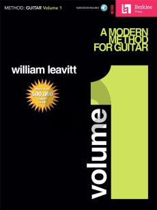 Leavitt A Modern Method for Guitar Book 1 (Book with Audio online)