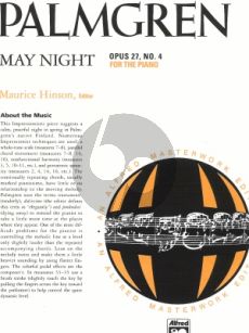 Palmgren May Night Op.27 / 4 Piano solo (edited by Maurice Hinson)