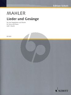 Mahler Lieder & Gesange Vol.1 fur Hohe Stimme und Klavier