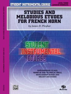Ployhar Studies & Melodious Etudes for French Horn Vol.3 (Level: Advanced Intermediate)