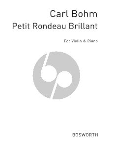 Bohm Petit Rondeau Brillant for Violin and Piano
