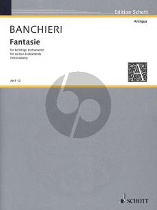 Banchieri Fantasie overo canzoni alla francese 4 Blockflöten (Part./Stimmen) (André Vierendeels)