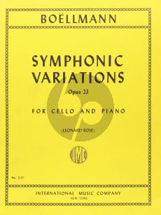 Boellmann Symphonic Variations Op.23 Cello and Piano (Leonard Rose)